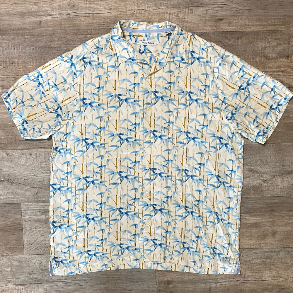 Tommy Bahama Silk Hawaiian Print Shirt